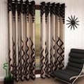 Modern Wave Panel Door Curtain